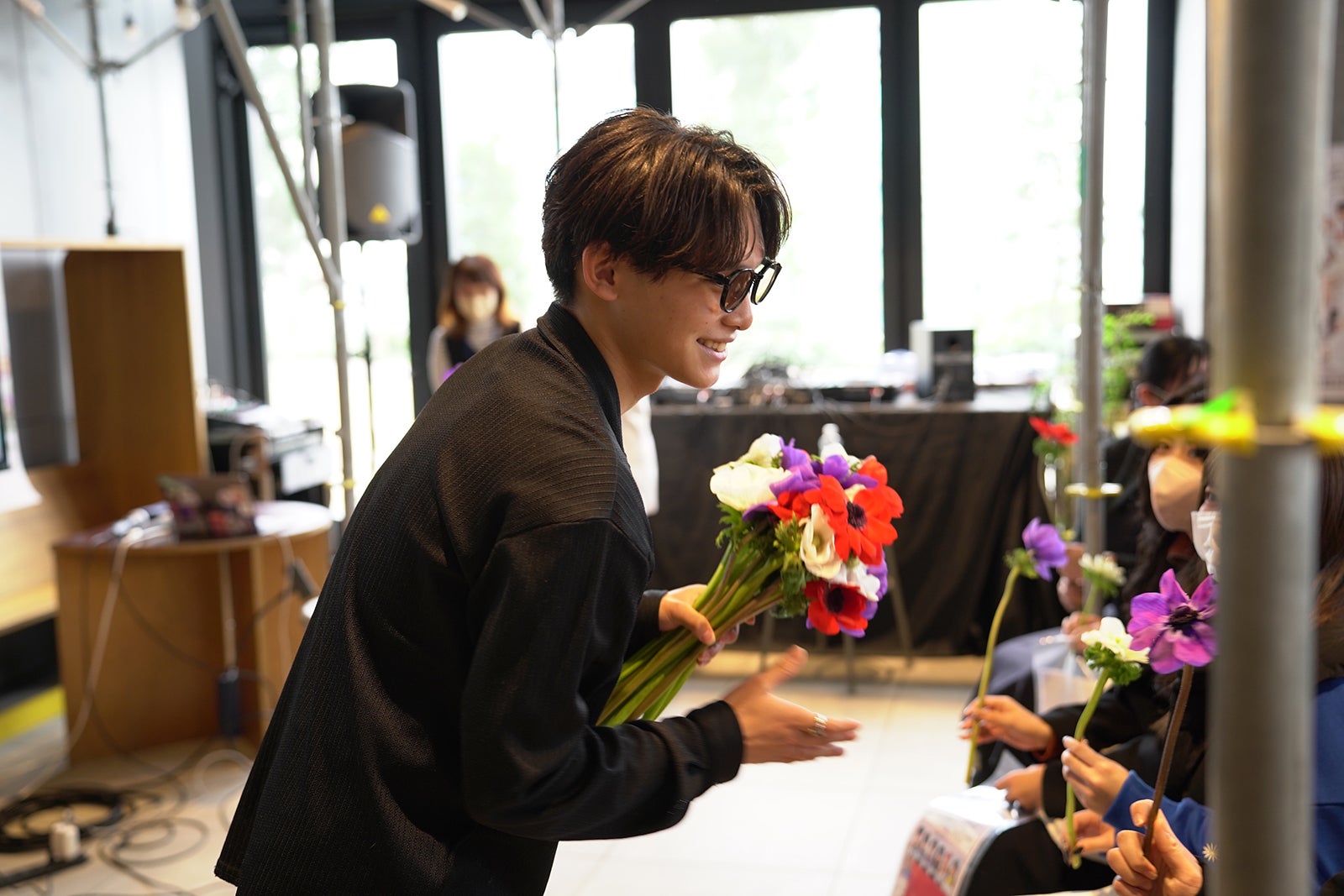 中村榛「花束とオオカミちゃんには騙されない」第1話先行試写会（C）AbemaTV, Inc.