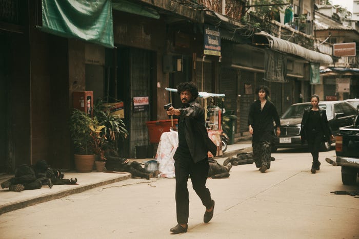 池内博之、兵頭功海、SUMIRE「インフォーマ -闇を生きる獣たち-」(C)AbemaTV,Inc.