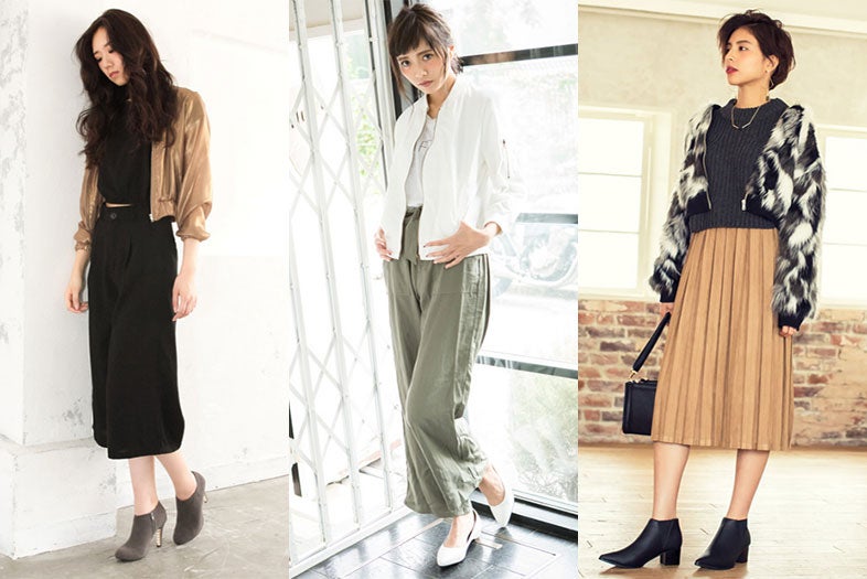 秋トレンド「ブルゾン」の今っぽい着こなし方／画像提供：Re:EDIT by GALSTAR【モデルプレス】