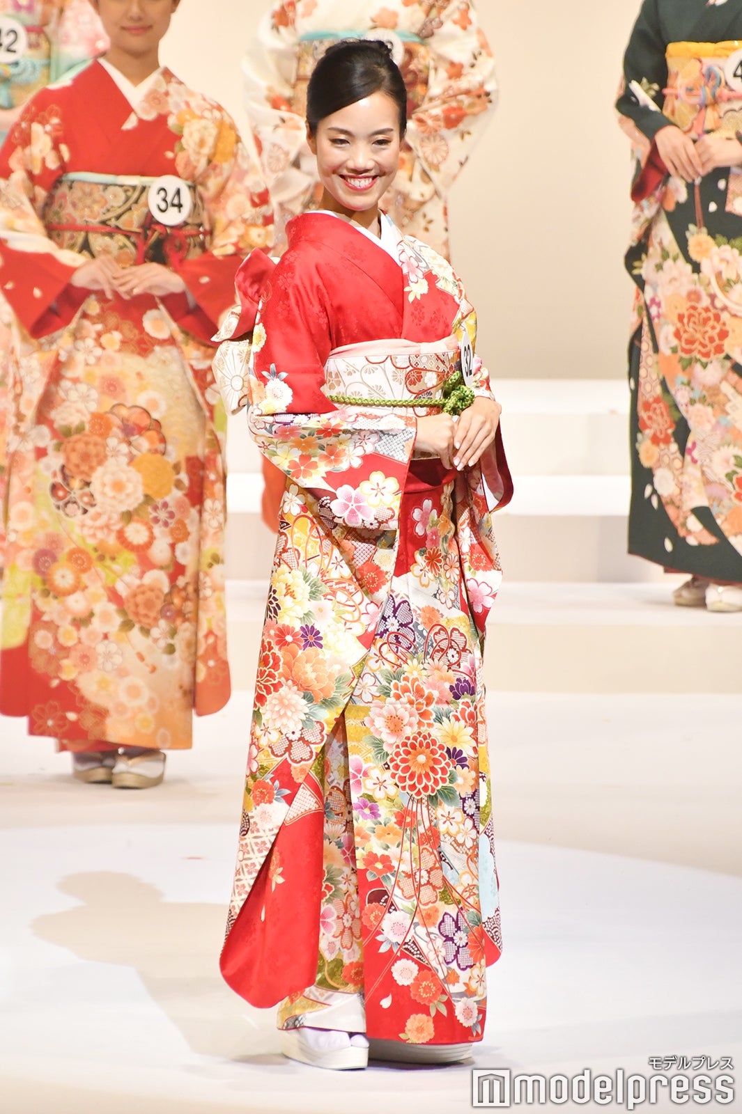 着物審査の様子／「2020ミス・インターナショナル日本代表選出大会」（C）モデルプレス