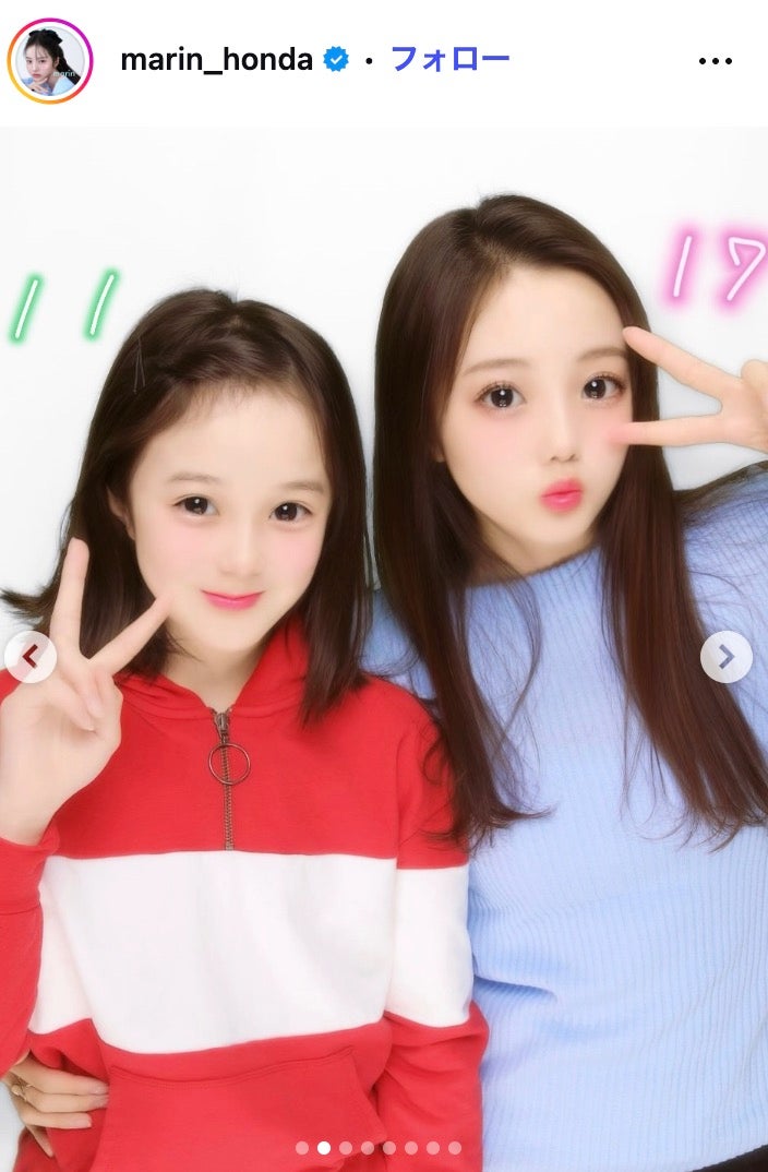 本田真凜Instagramより