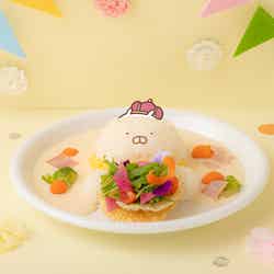 うさまるの彩りクリームオムライス〜ありがとうの花束を〜税込1,690円(C)sakumaru