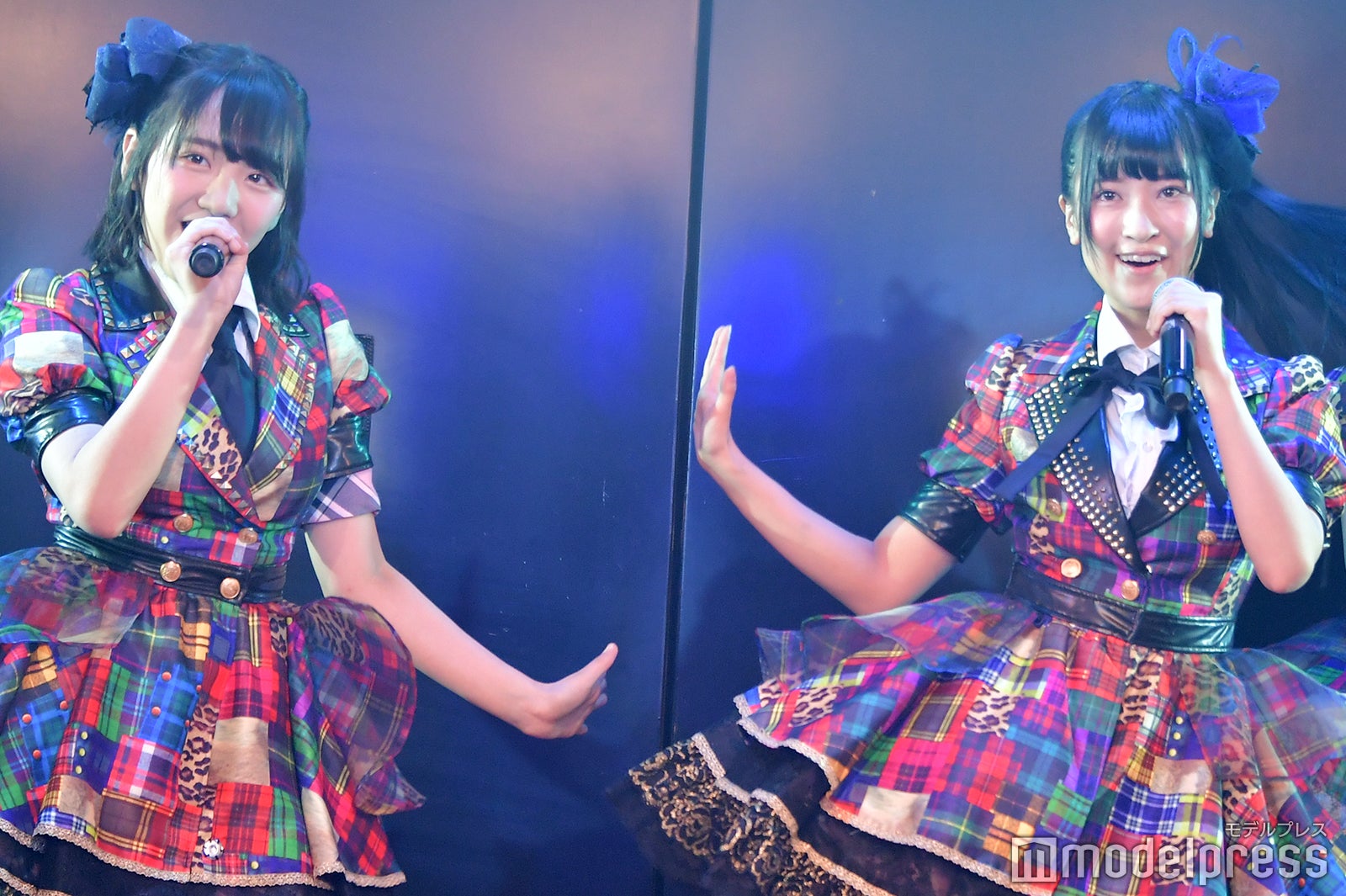 田口愛佳、庄司なぎさ／AKB48柏木由紀「アイドル修業中」公演（C）モデルプレス