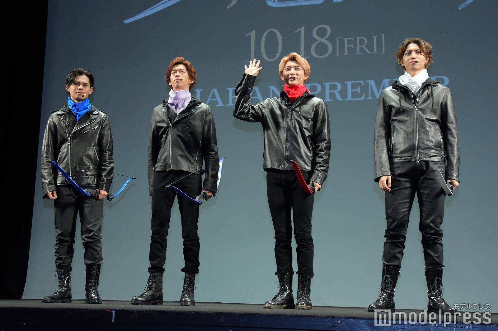 超特急（左から：カイ、リョウガ、ユーキ、タカシ）（C）モデルプレス