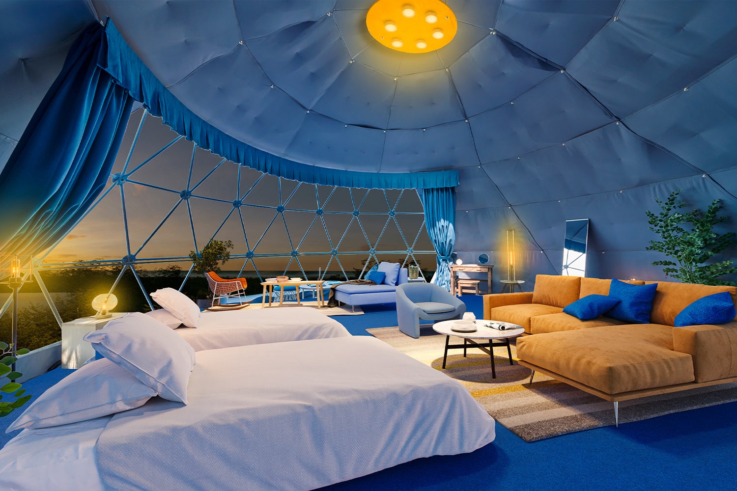 釣ヶ崎グランピングリゾート／画像提供：ブッキングリゾート