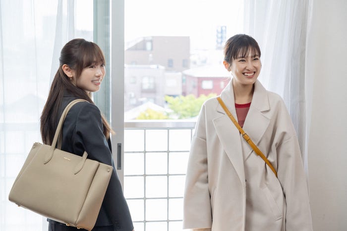 福原遥、恒松祐里「正直不動産2」第4話(C)NHK