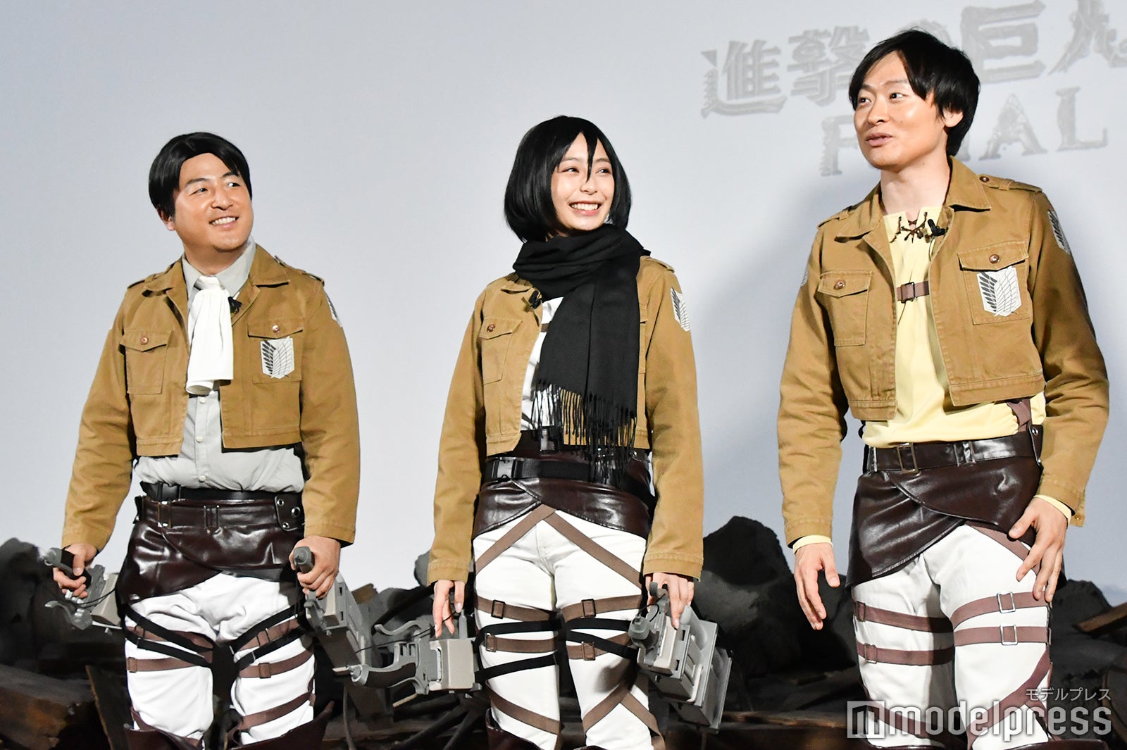 水田信二、宇垣美里、川西賢志郎 （C）モデルプレス