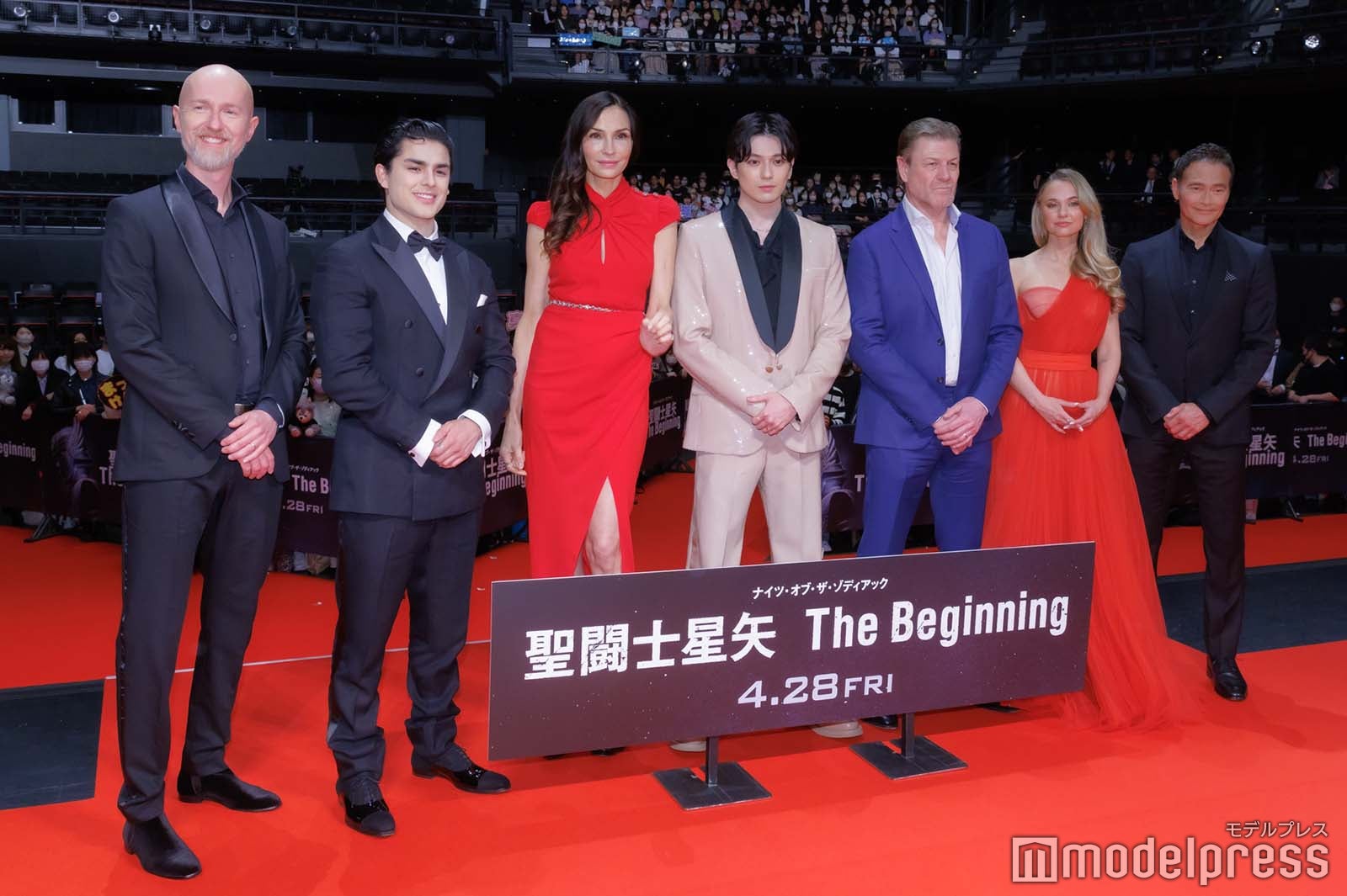 トメック・バギンスキー監督、ディエゴ・ティノコ、ファムケ・ヤンセン、新田真剣佑、ショーン・ビーン、マディソン・アイズマン、マーク・ダカスコス（C）モデルプレス