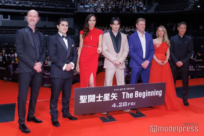 トメック・バギンスキー監督、ディエゴ・ティノコ、ファムケ・ヤンセン、新田真剣佑、ショーン・ビーン、マディソン・アイズマン、マーク・ダカスコス(C)モデルプレス