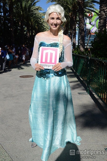 「アナと雪の女王」エルサの仮装