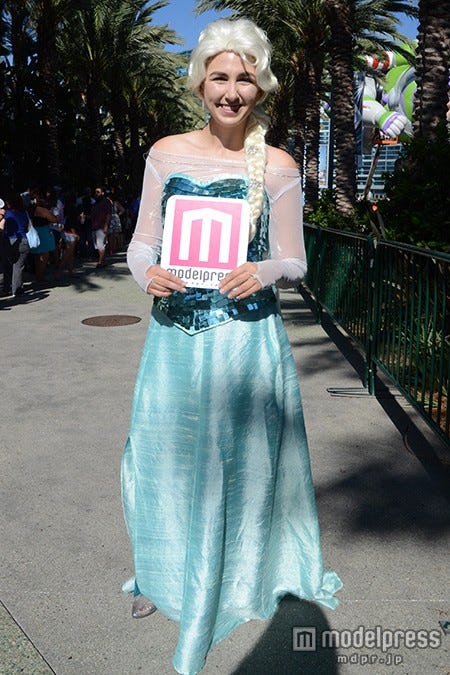 「アナと雪の女王」エルサの仮装