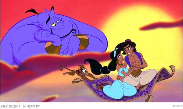 ディズニー「アラジン」実写化へ/米ニュースサイトVarietyより