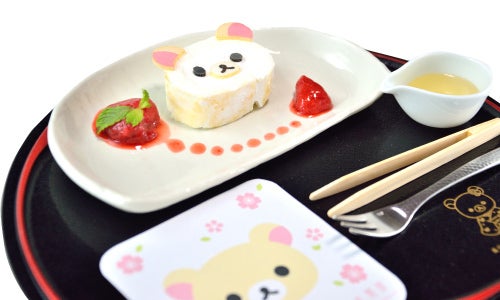 自分で作れる♥コリラックマのふわふわはちみつロール　980円（税別）（C）2017 San-X Co.,Ltd.All Rights Reserved.