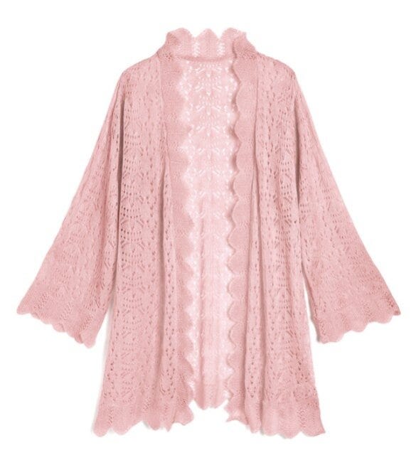 GRL マーメイドキャミワンピース 女性らしさ全開 フェミニンコーデ EccO イラスト GRL マーメイドキャミワンピース 女性らしさ全開 フェミニンコーデ EccO イラスト 透かし編みニットフレアスリーブカーディガン