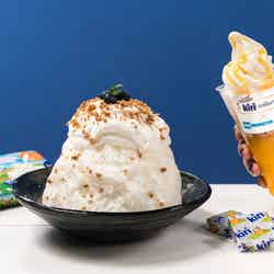 アイスモンスター×kiriクリームチーズ初のコラボかき氷、表参道店限定で登場/画像提供:TRANSIT GENERAL OFFICE