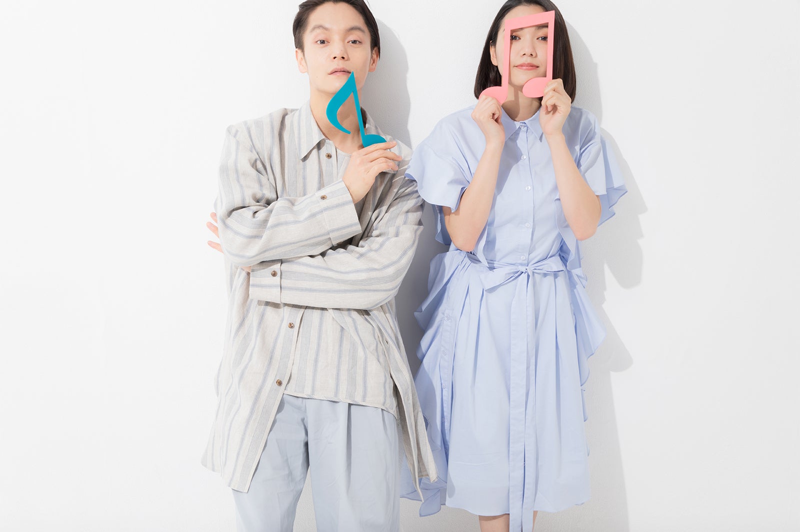 窪田正孝、二階堂ふみ／「エール」（C）NHK