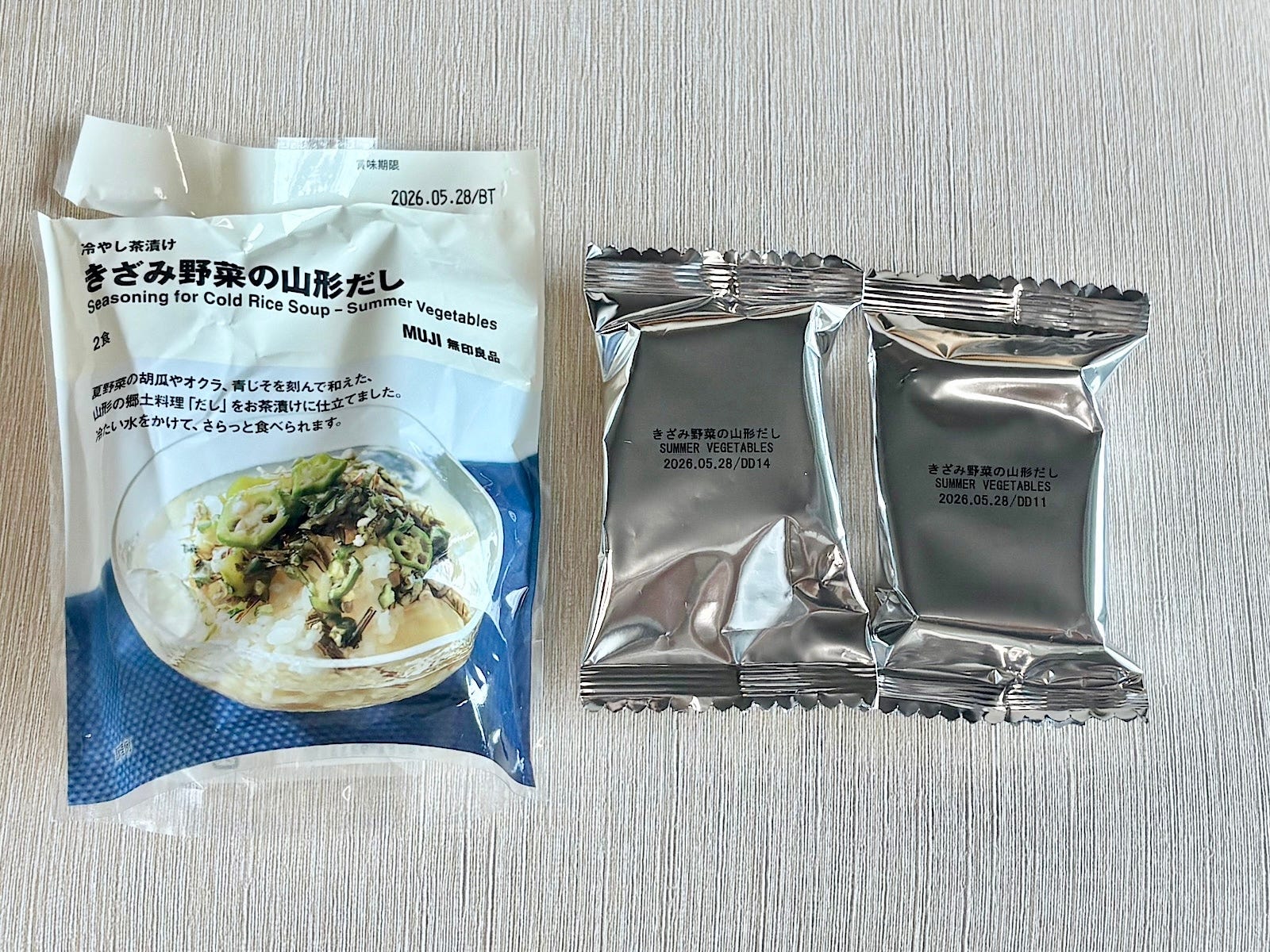 作り方は簡単。フリーズドライに冷たい水をかけるだけ！