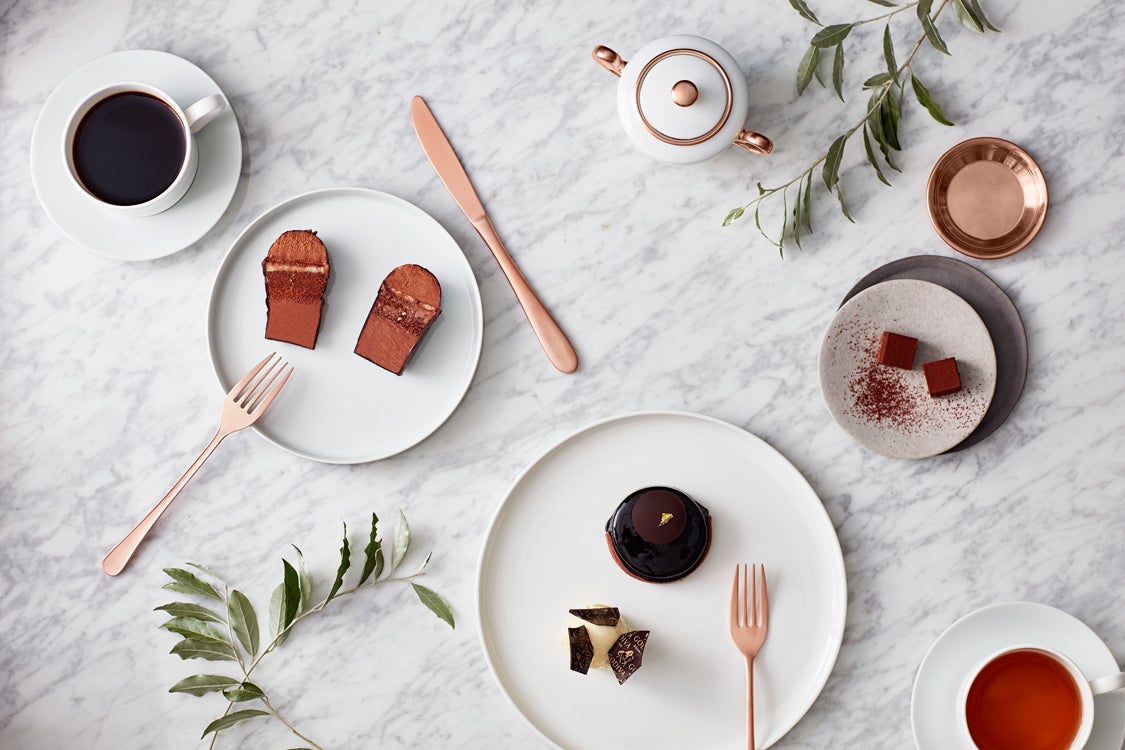 セットメニュー／画像提供：ゴディバ ジャパン株式会社