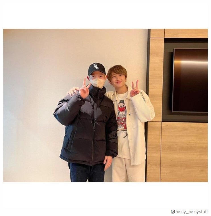 Nissy、“バックダンサー”INI木村柾哉と再会「エモすぎる」ファン感涙