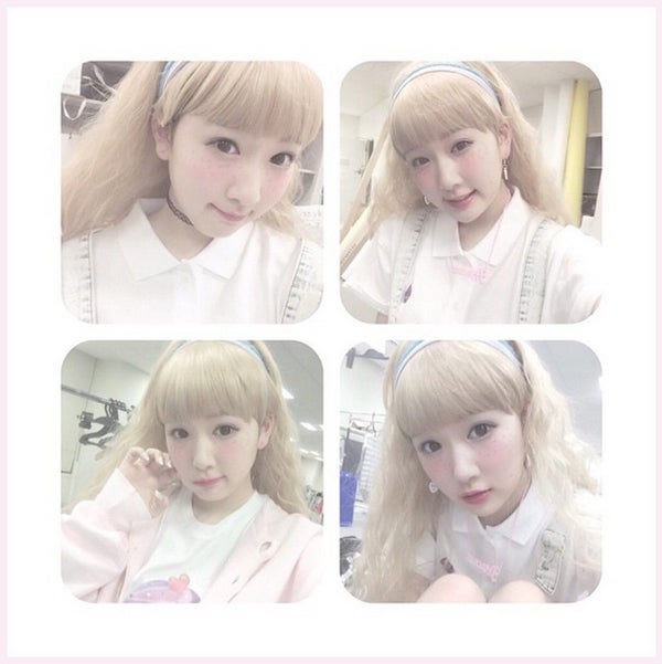 ブロンドヘアのゆらゆら／越智ゆらのオフィシャルブログ（Ameba）より