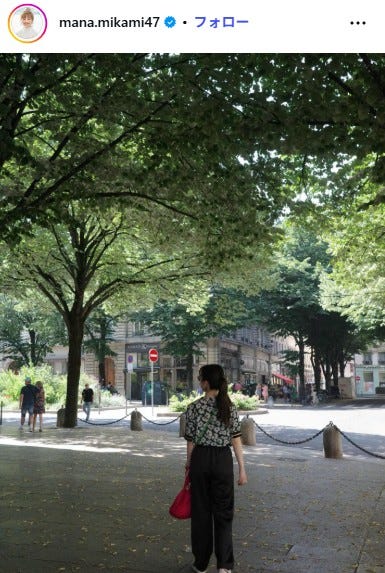 三上真奈アナInstagramより