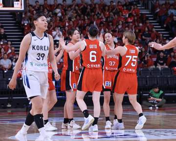 バスケ女子 日本が韓国に快勝 馬瓜ステファニー最多13得点 