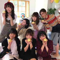 SKE48参加メンバー（左上から）須田亜香里、松井珠理奈、大場美奈、北川綾巴（左下から）小畑優奈、熊崎晴香、後藤楽々（提供写真）
