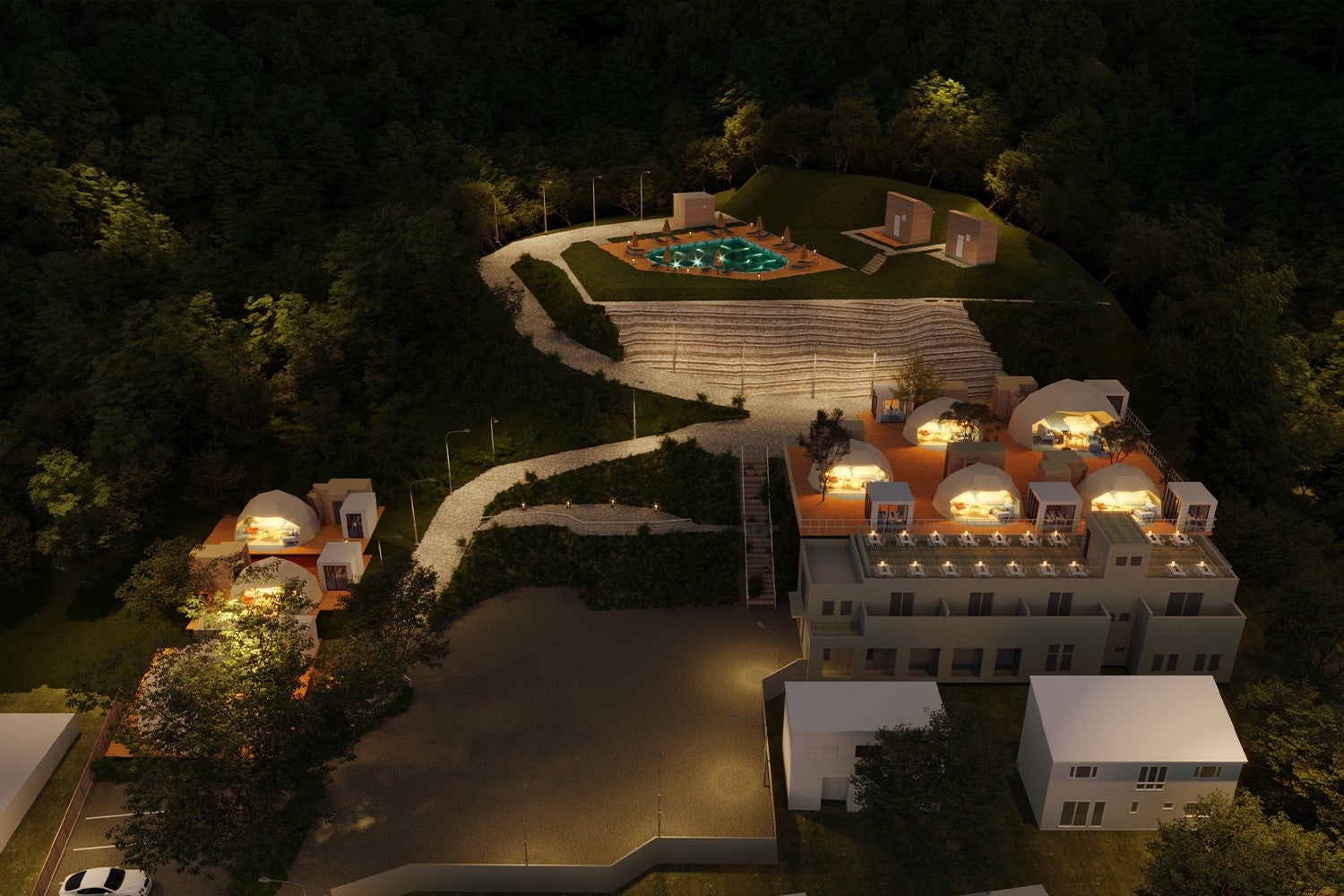 釣ヶ崎グランピングリゾート／画像提供：ブッキングリゾート