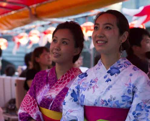 “金魚ちょうちん納涼船”で隅田川クルーズ 浴衣&かき氷食べ放題で夏気分