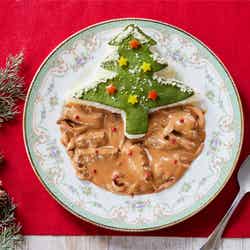 クリスマスツリーのビーフストロガノフ/提供画像