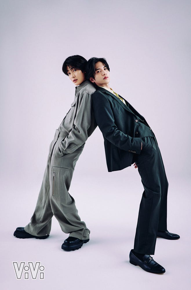 高橋文哉、志尊淳(画像提供:講談社)