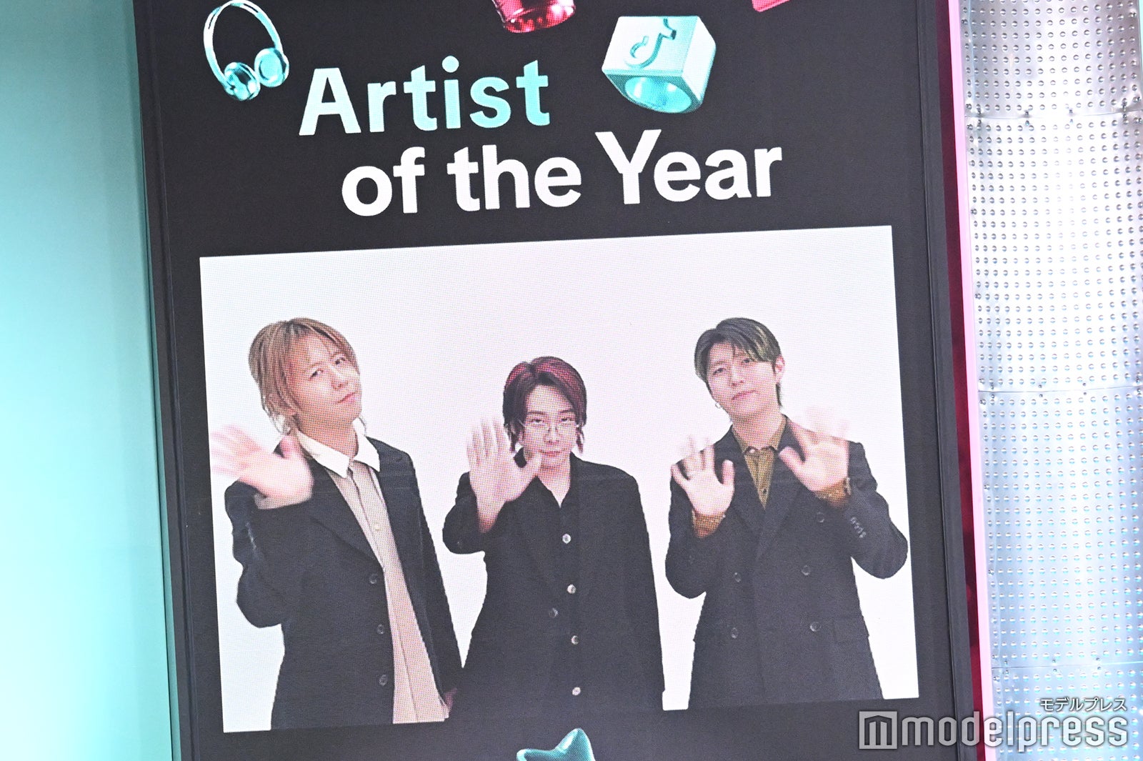 「TikTok Awards Japan 2025」にビデオ出演したMrs. GREEN APPLE（C）モデルプレス