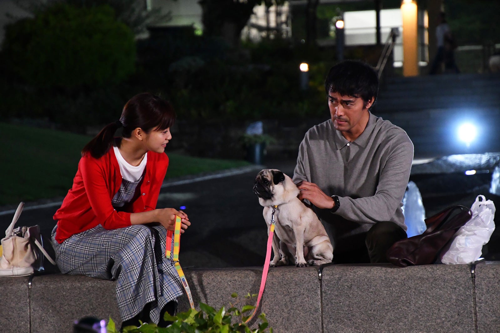 深川麻衣、阿部寛（C）カンテレ