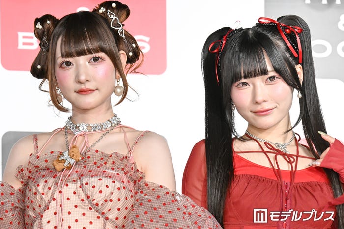 チバゆな、逃げ水あむ/きゅるりんってしてみて(C)モデルプレス
