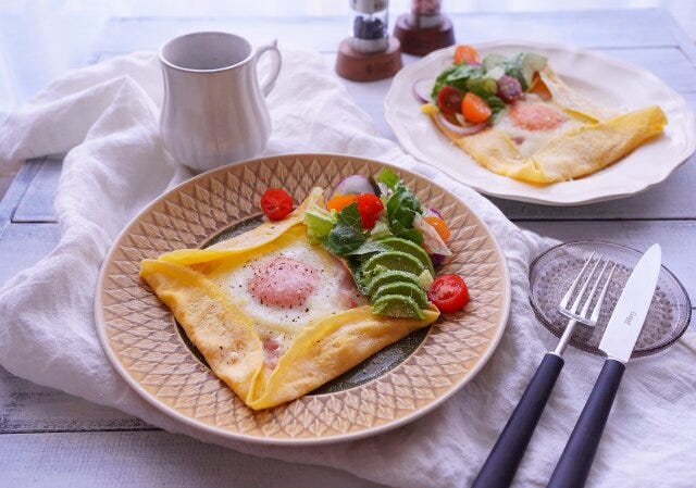 ホットケーキミックスで作るガレットの完成