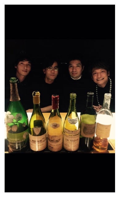 草なぎ剛、稲垣吾郎、藤田晋氏、香取慎吾／稲垣吾郎オフィシャルブログ（Ameba）より