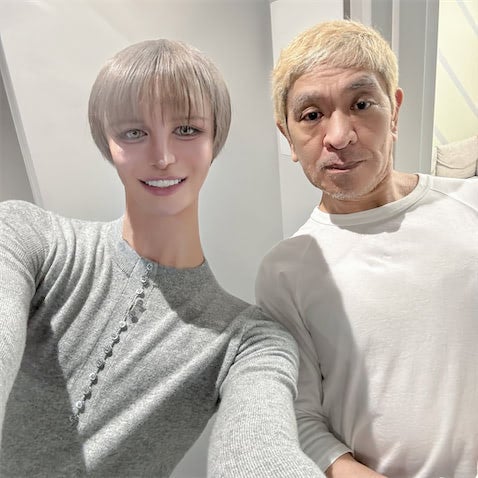 Matt、松本人志と久々再会2ショット公開 “Matt化”したまっちゃんに反響