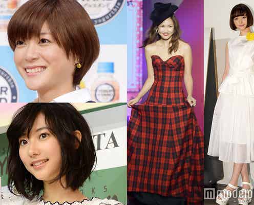 上野樹里のマッシュルームヘア、紗栄子のベアトップドレス、玉城ティナのホワイトコーデ、武田玲奈のゆるふわボブ<注目のファッション&ヘアメイク>