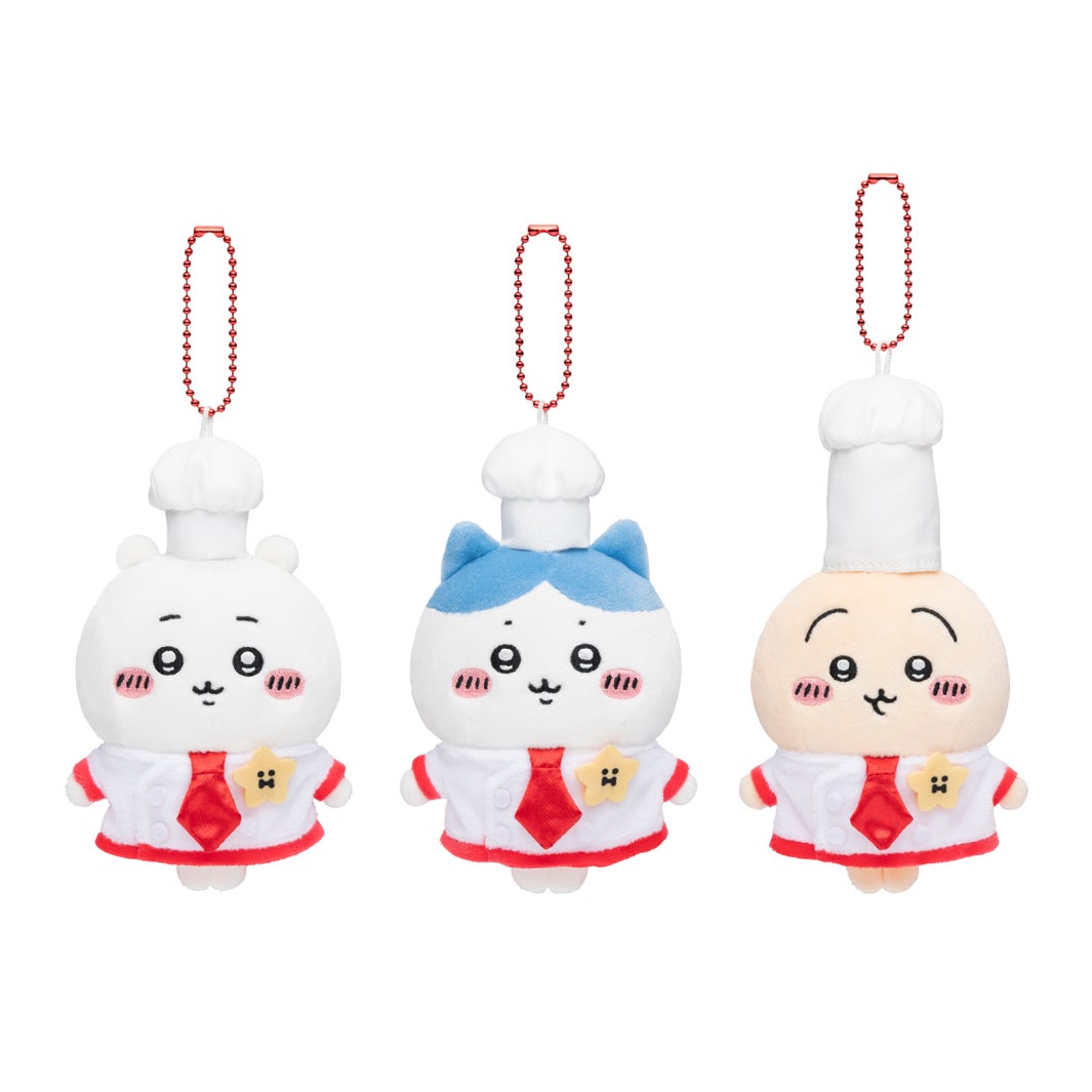 「コックさんなマスコット」(全3種)各¥1,540(C)nagano
