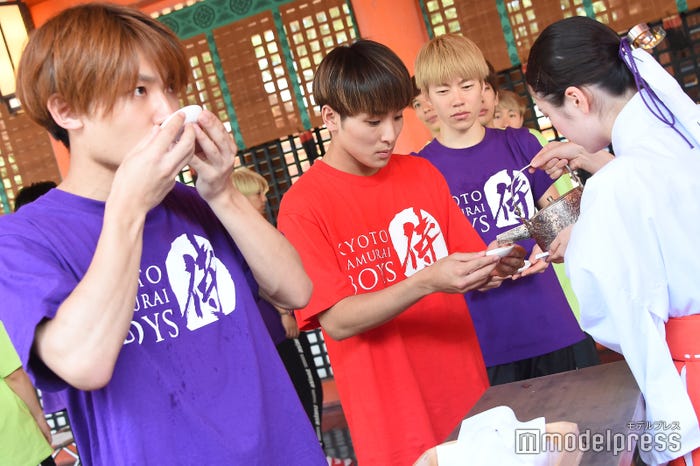 KYOTO SAMURAI BOYS御祈祷の模様 (C)モデルプレス