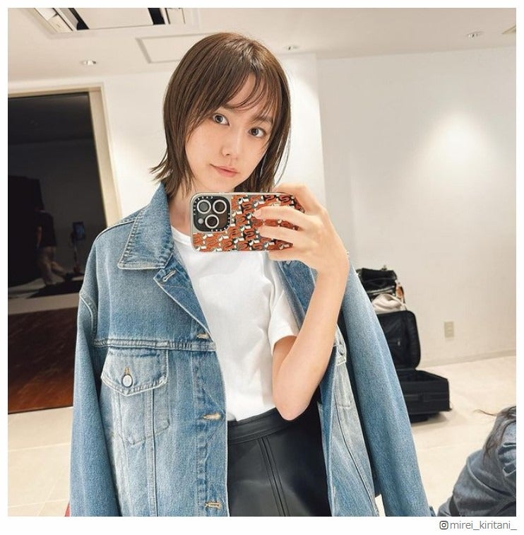 イメージチェンジ後の桐谷美玲／桐谷美玲Instagramより