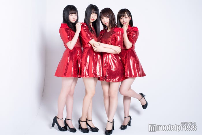 (左から)江籠裕奈、菅原茉椰、熊崎晴香、鎌田菜月 (C)モデルプレス