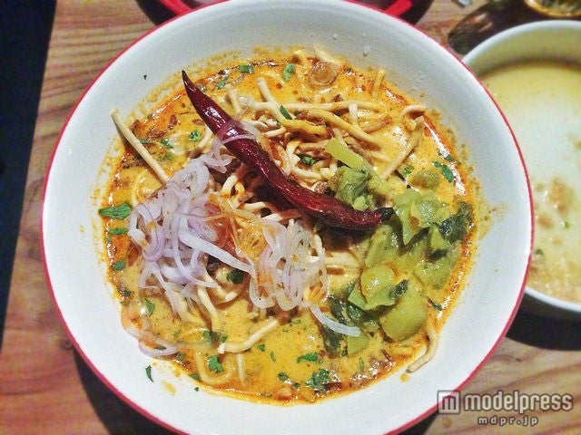 タイ北部のチェンマイでよく食べられる「カオソーイ」／photo by T.Tseng
