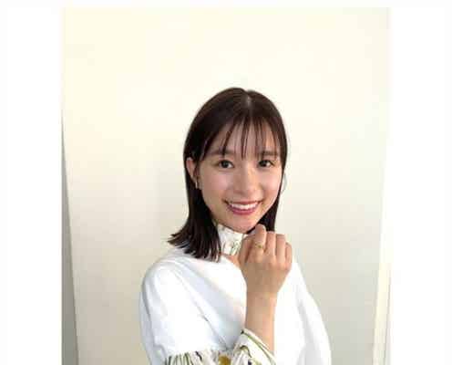 芳根京子「真犯人フラグ」撮影終了で“前髪あり”新ヘア披露「まだ次は始まってません」