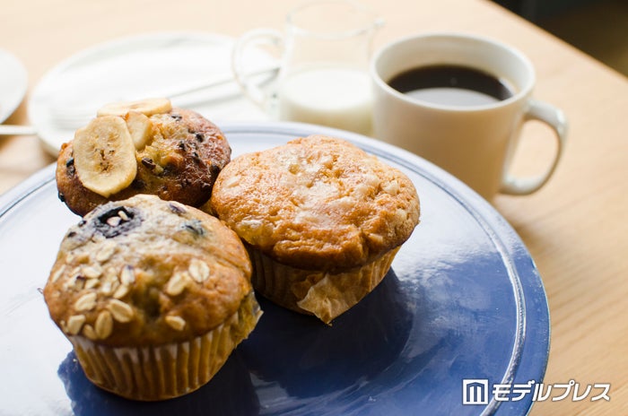 マフィンは「ブルーベリー豆乳」「アップルシナモン」「バナナカカオチップ」の3種（C）ビューティーガール