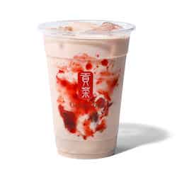 ストロベリーアールグレイ ミルクティー(ICED)S 520円 M 570円 L 660円/提供画像