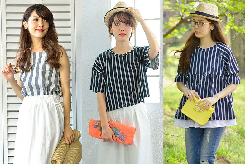 着回し力抜群！「ストライプトップス」ならこなれシンプルが即完成