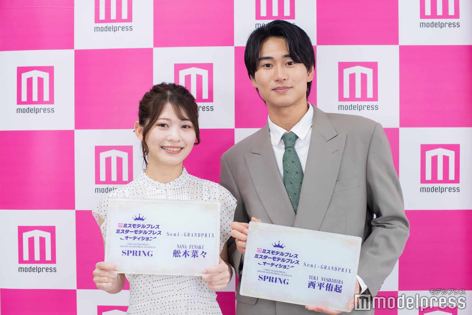 舩木菜々さん、西平侑起さん（C）モデルプレス