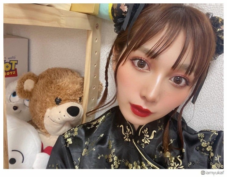 古川優香、“中国風メイク”に反響「髪型もメイクも似合ってる」