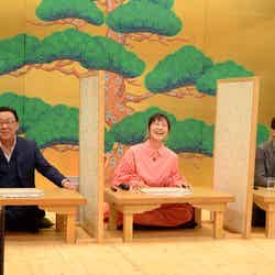 （左から）梅沢富美男、村上佳菜子、陣内智則 （C）ABCテレビ
